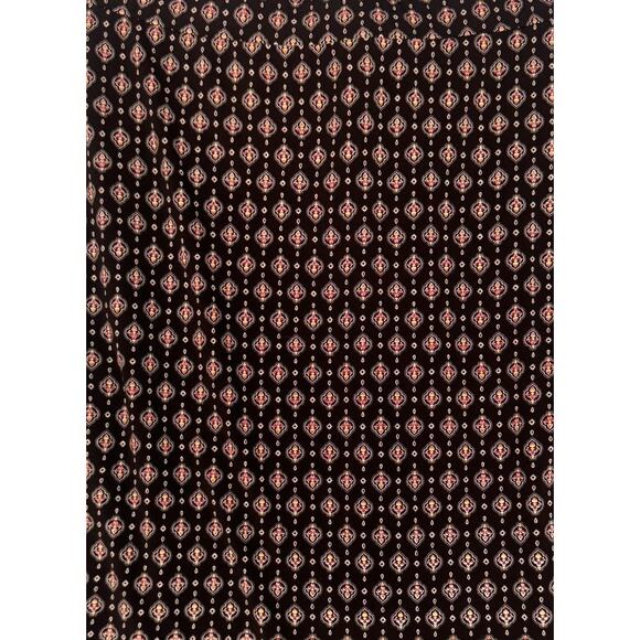 Liz Claiborne Career M Straight Pencil Skirt Black Pattern Polyester Spandex - Picture 2 of 7